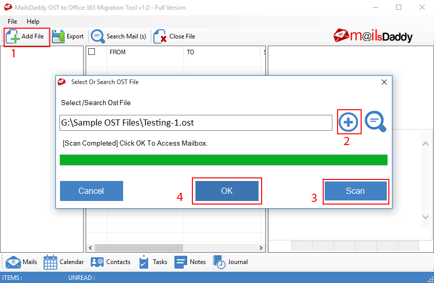 imap ost to office 365