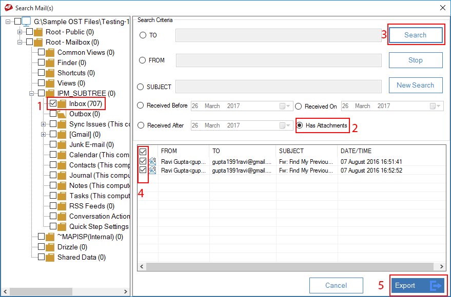 ost emails to office365 migration