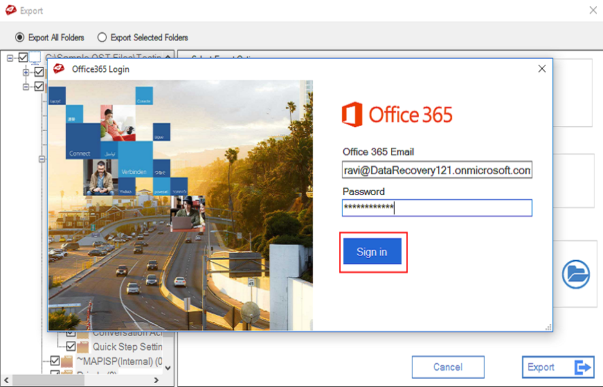 upload ost to office 365